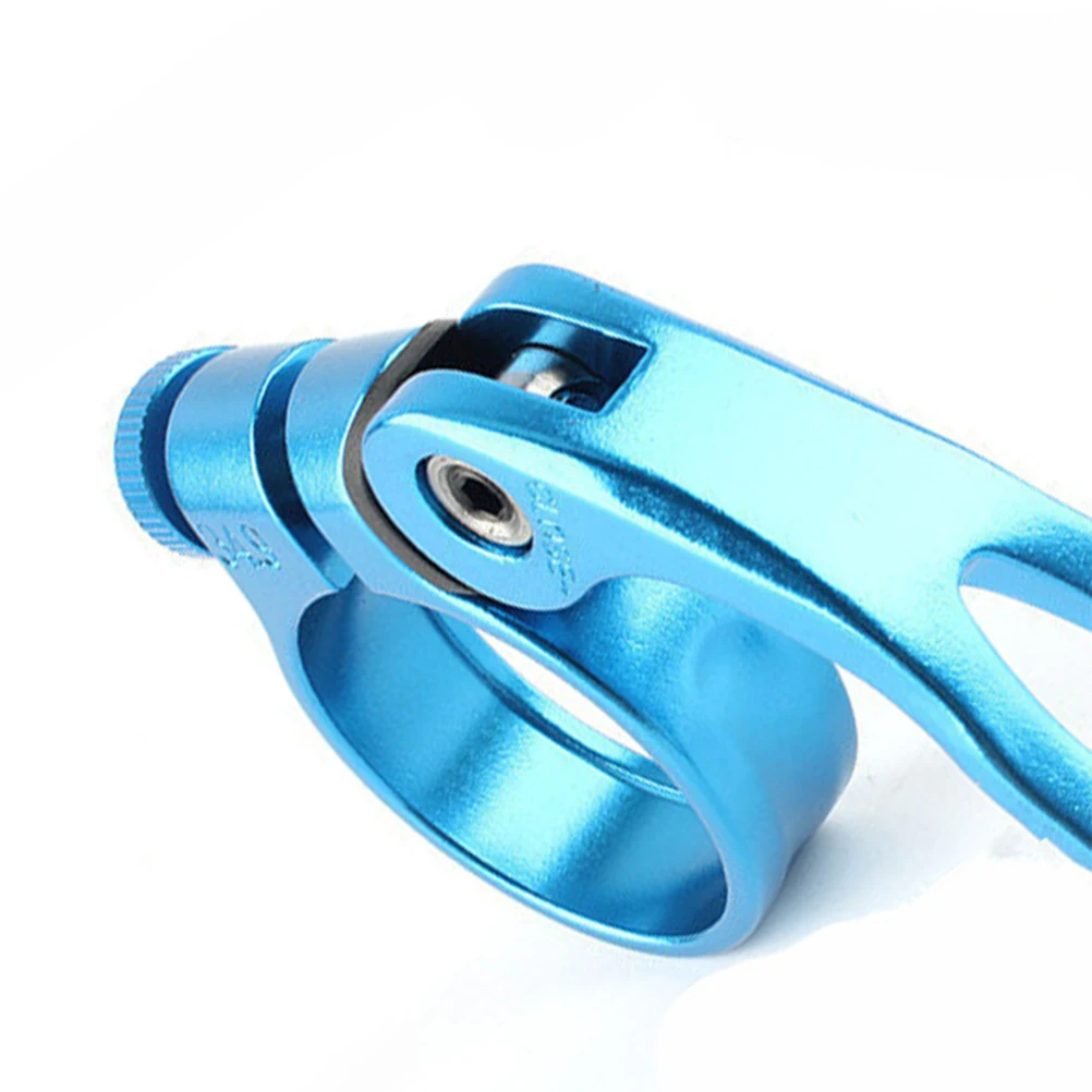 

Aluminum Alloy Seat Tube Clamp 31.8mm Quick Release Bike Seatpost Clamp for Mountain Bicycle Easy Install Long Life
