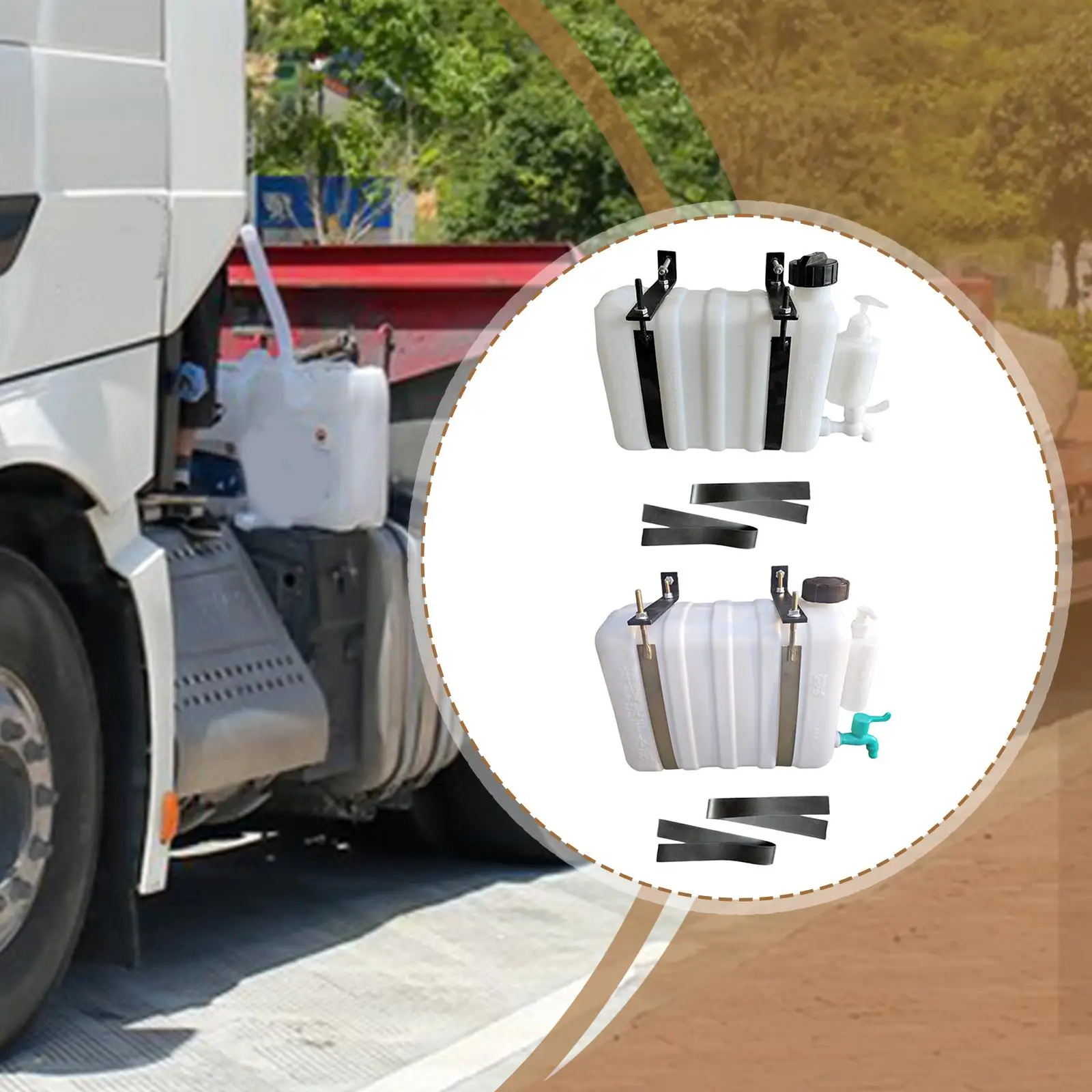 

Практичный контейнер для мытья грузовиков, большой емкости, из прочного пластика и металла, для работников на открытом воздухе и кемперов