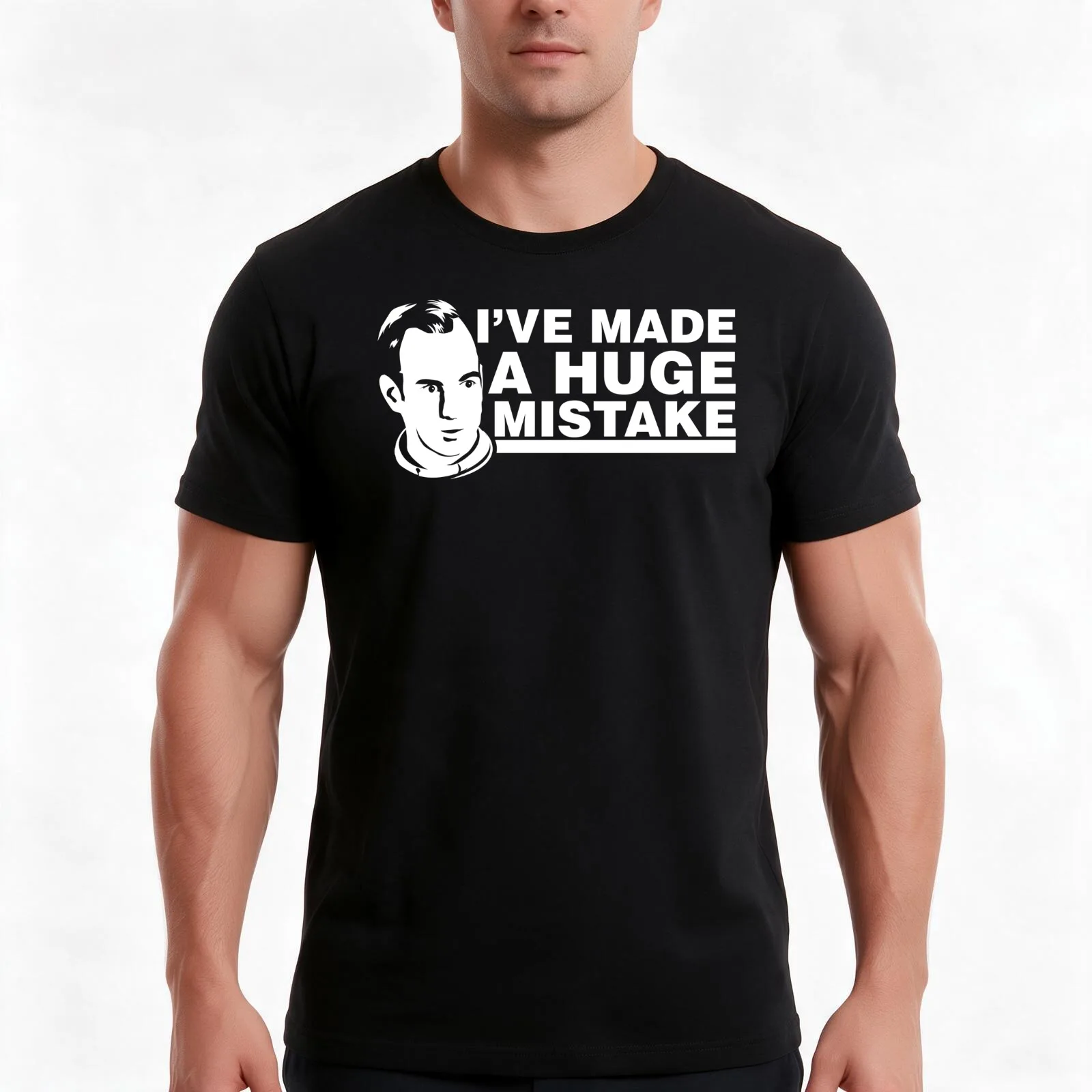 I've Made a Huge Mistake T-Shirt, Summer Casual Cotton Tee, Oversized Streetwear Tops, Vintage Graphic Print, Unisex Men Women