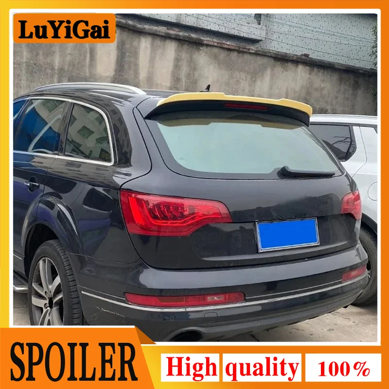 Car Spoilers Factory ABS Rear Window Roof Spoilers For Audi Q7 4L 2009 2010 2011 2012 2013 2014 2015