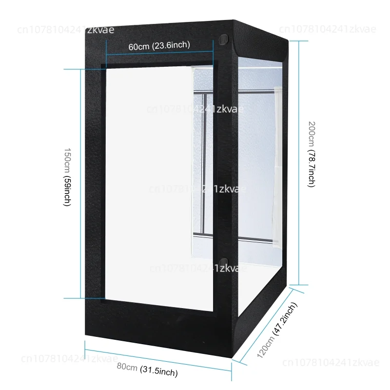 200cm/2m box style photography studio, 6 photography boxes with LED light strips and 5500K photography light boxes