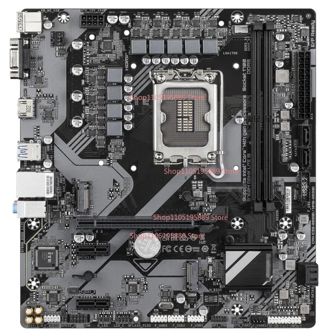

For Gigabyte B760M D2HX LITE SI Main Board, Support 14th Generation Core, DDR5, LGA1700