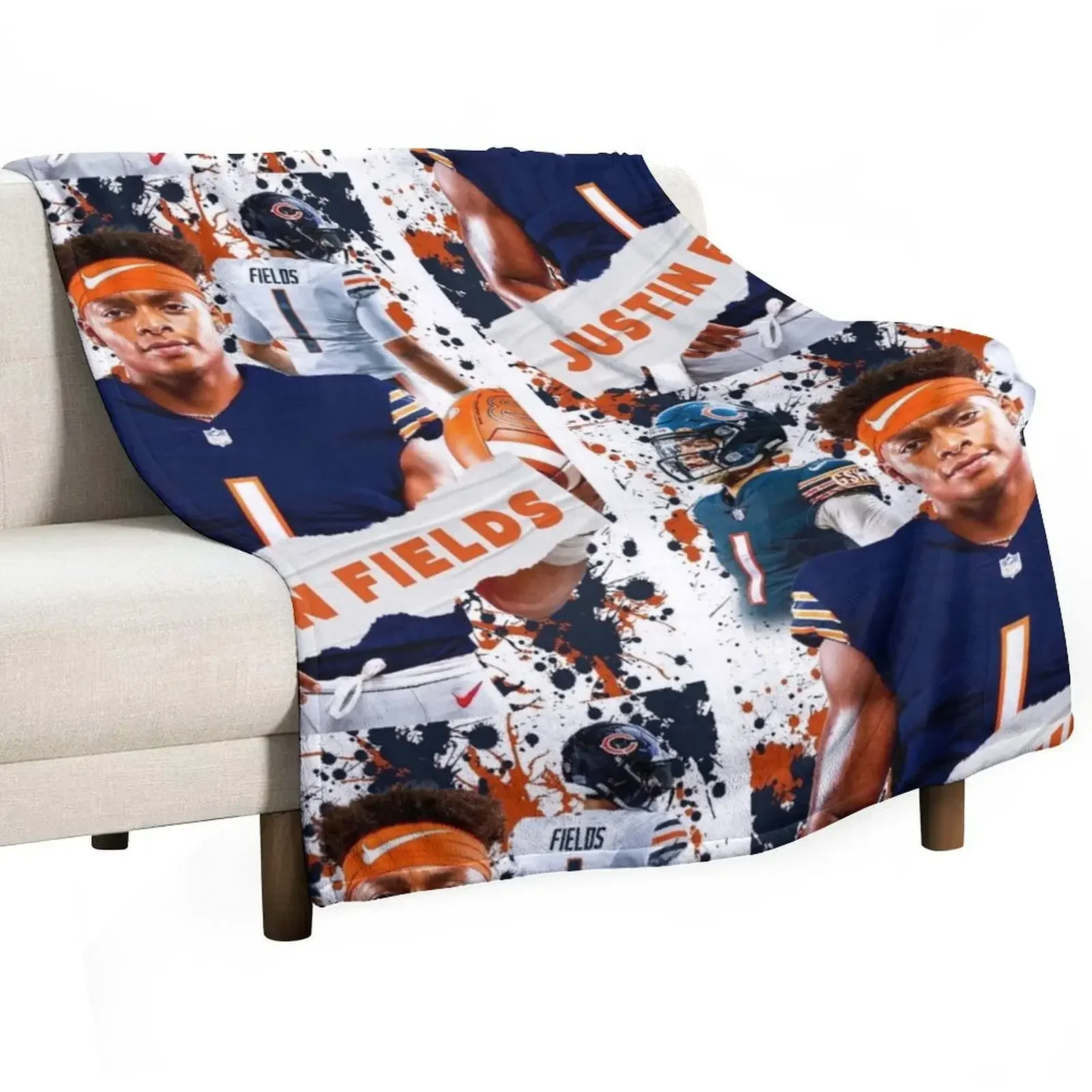 

Justin Fields Throw Blanket Tourist Furry Blankets