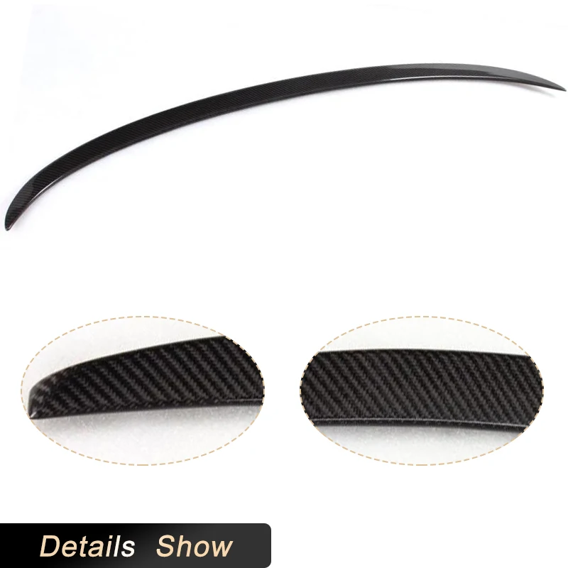 

Для BMW 3 серии E92 335i Coupe 2008-2011 гоночная задняя крышка багажника из углеродного волокна, спойлер для губ, задний спойлер автомобиля, крылья