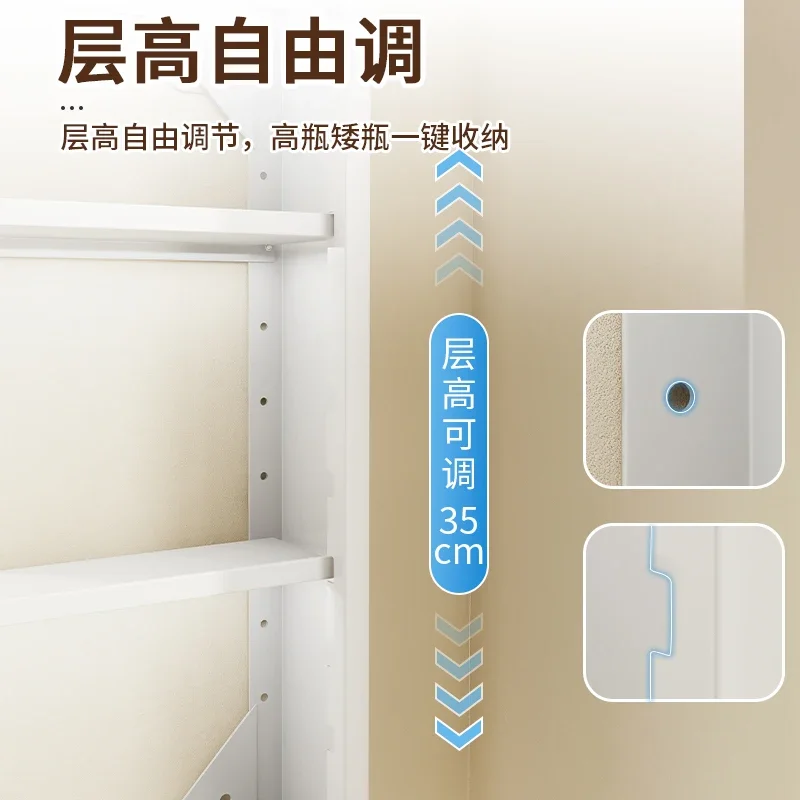 Waterproof washstand, corner multi-function rack, bathroom above the toilet, bathroom storage, wall-mounted locker