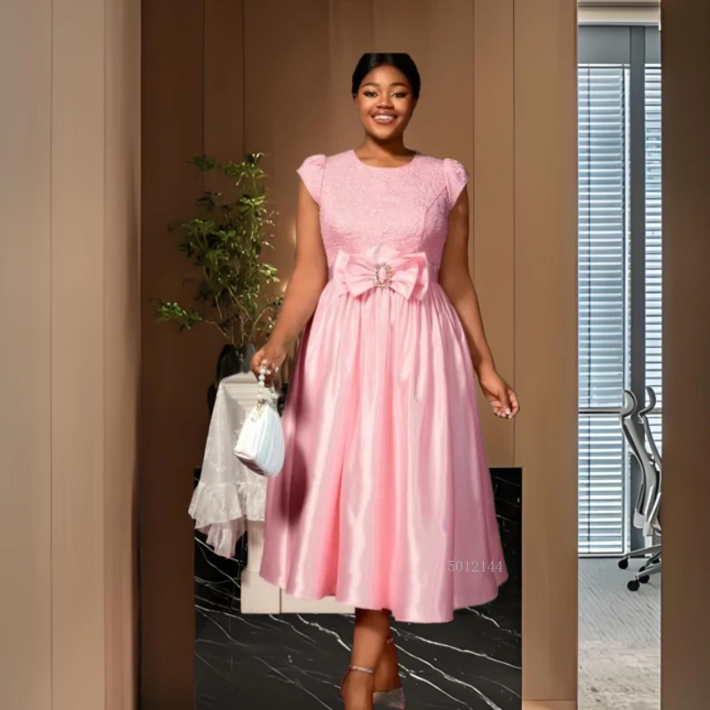 

Chic African Dresses For Women Elegant 2026 Dashiki Autumn Summer Midi Dress Ladies Traditional African Clothing Fairy Dreaes