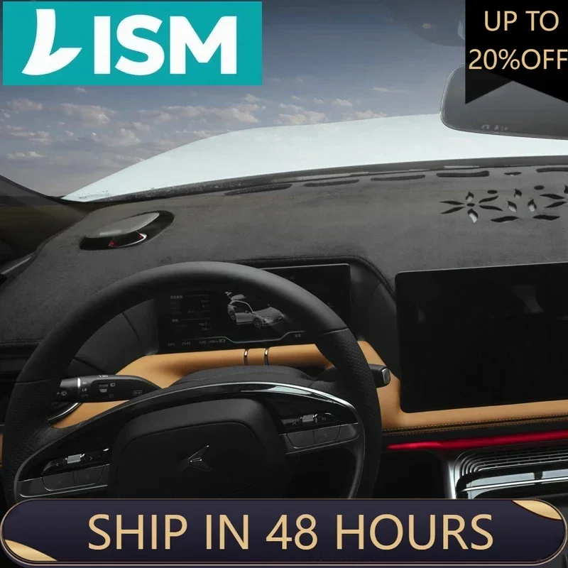 

NEW1 для Xpeng G9 2022-2024, чехол для приборной панели автомобиля, фланелевой коврик премиум-класса, избегайте световой коврика, анти-УФ-чехол, ковер