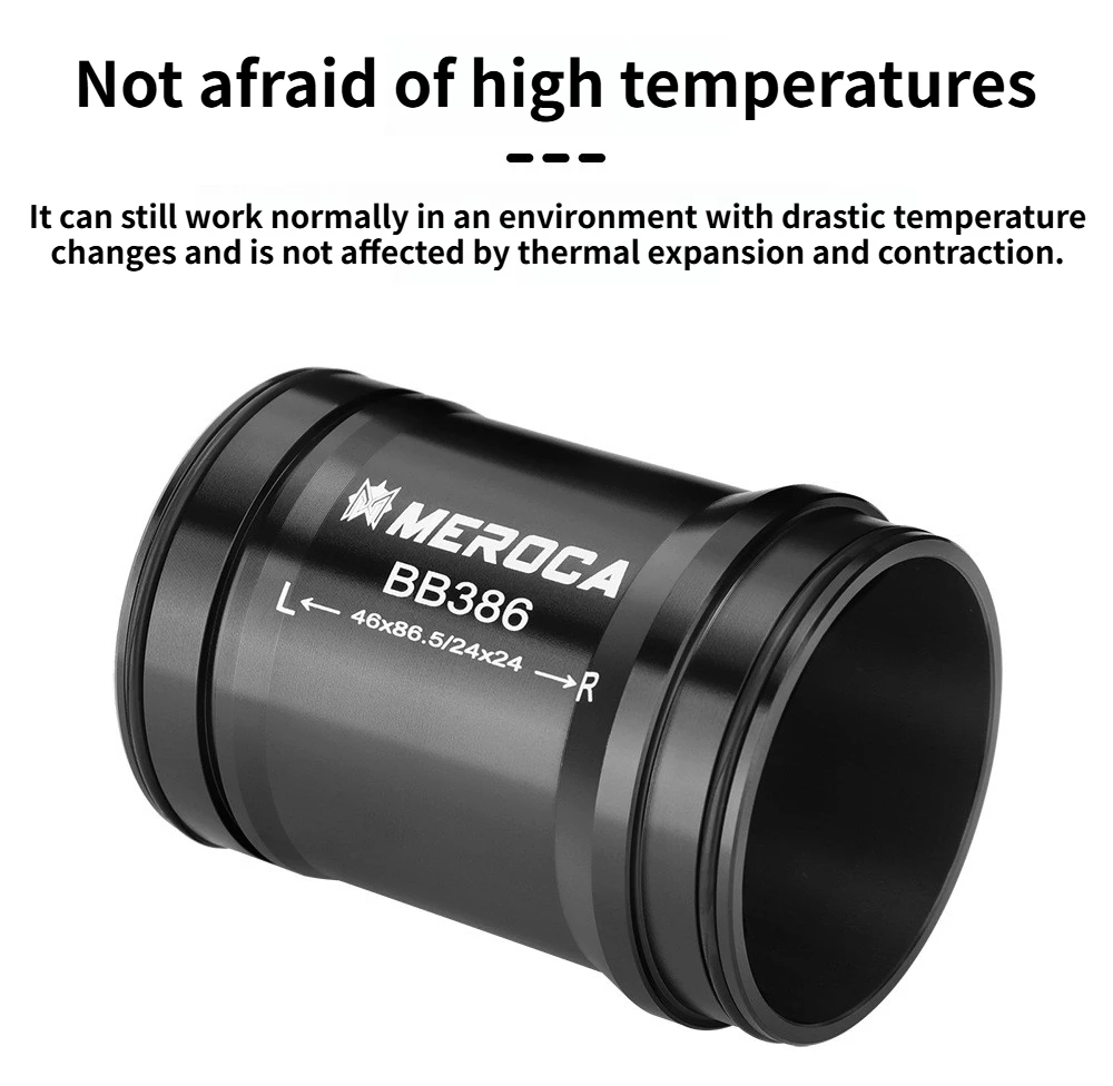 MEROCA bb386 24mm Pressfit-Innenlager für Shimano Hollowtech II 86,5mm Kurbelgarnitur Mountainbike Rennrad bb386 Innenlager – Detail 5