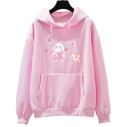 Anime BOCCHI THE ROCK! Hitori Gotou Ryou Yamada Cartoon Women Hoodies Kawaii Plus Size Sweatshirt Harajuku Female Streetwear