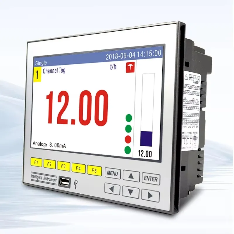 16-канальный бескопаперовой регистратор с точным входом и отображением данных через RS485 для регистратора данных температуры и влажности под давлением