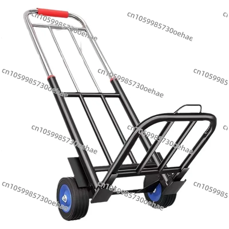 

Folding Luggage Cart, Hand-pulled Cart, Tie Rod Trolley, Convenient Shopping, Pull Truck, Two-wheeled Staircase Climbing Cart