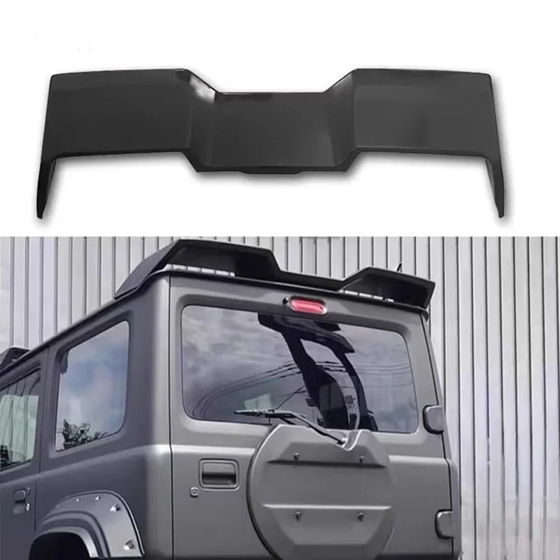 For 2019-2023 Suzuki Jimny JB64 JB74 Rear Roof Spoiler High Quality ABS Glossy Black Spoiler Wings Tuning Exterior Accessorie