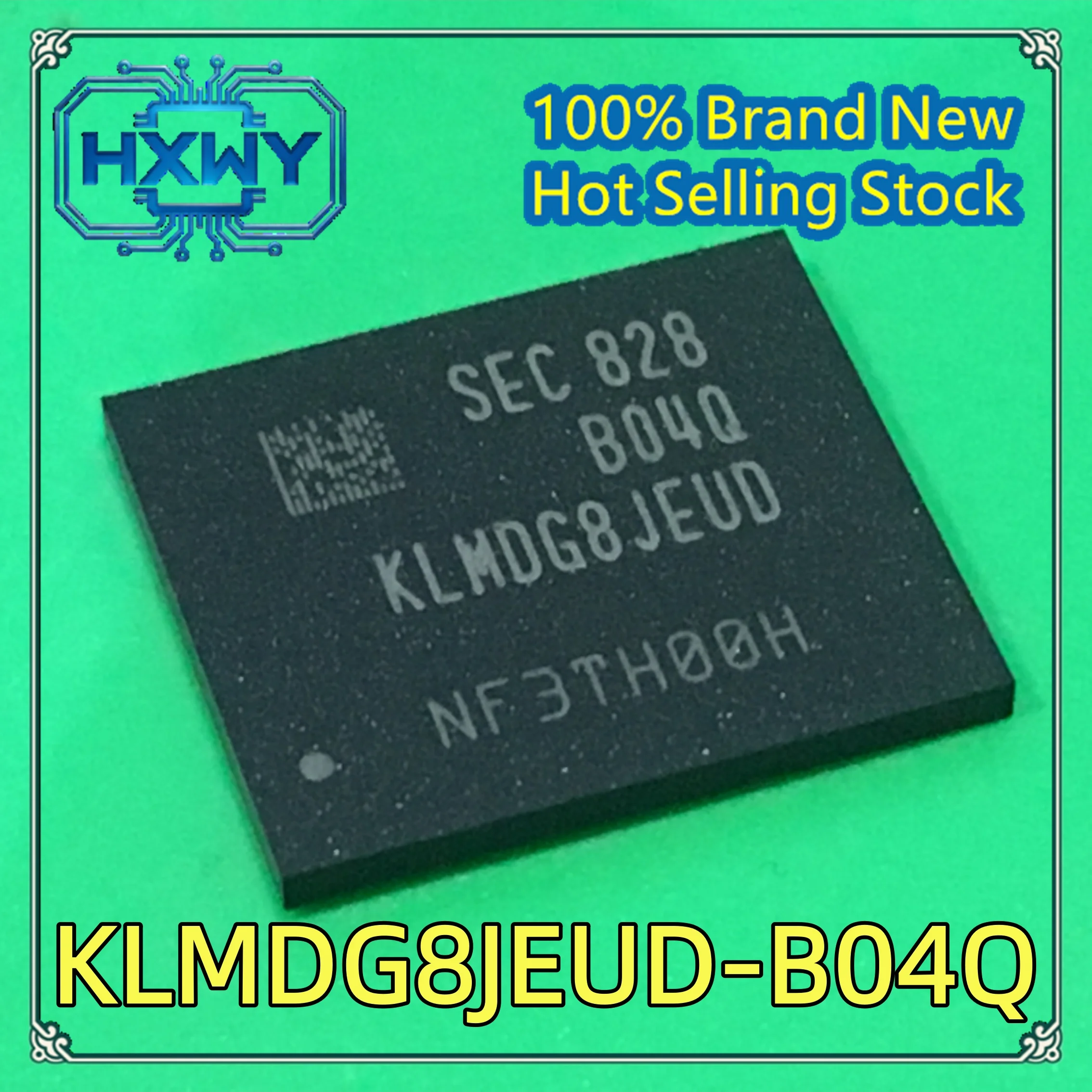 

(1/10 шт.) KLMDG8JEUD-B04Q Промышленный BGA-чип памяти eMMC 128 ГБ для высоких нагрузок, импортный, в наличии, хит продаж, быстрая доставка