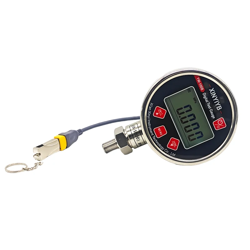 

Smart Digital Pressure Gauge 0-100MPa Battery Operated Storage Digital Hydraulic Pressure Gauge