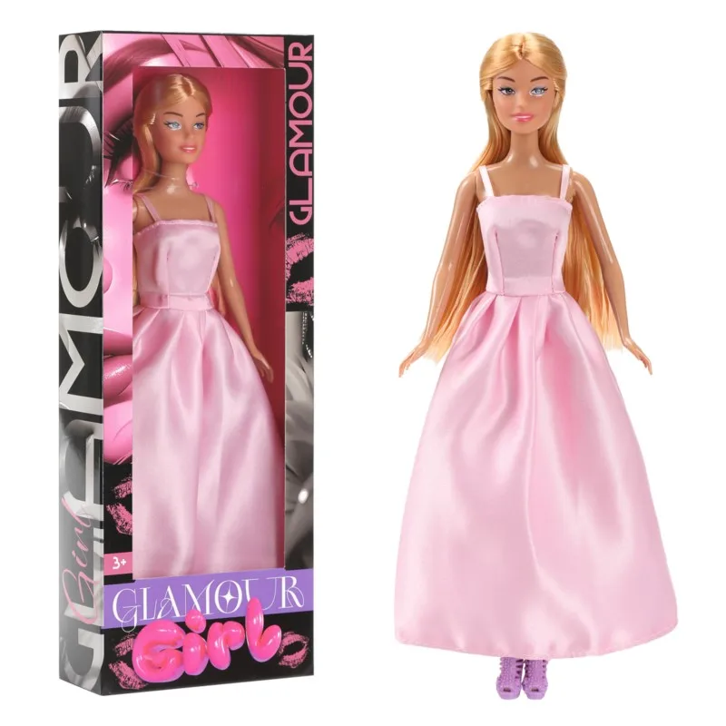 

30cm Supermodel Doll With Evening Gown Joint Movable 1/6 Doll Golden Long Hair Fashion Babi Doll Dress Up Toy Collectible Gifts