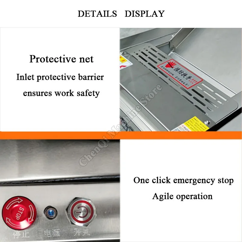 Teigpressmaschine, starkes Hochgeschwindigkeits-Desktop-Modell, kommerziell, 130T Edelstahl, variable Frequenz, einstellbare Geschwindigkeit ﻿