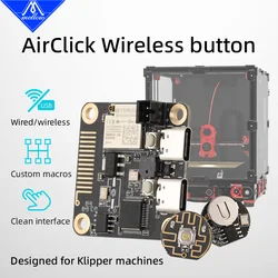 Mellow Airclick Button Board 3D Printer Accessories For Klipper Quick Control DIY VORON2.4 Vzbot Hevort Vcore3 Blv Parts
