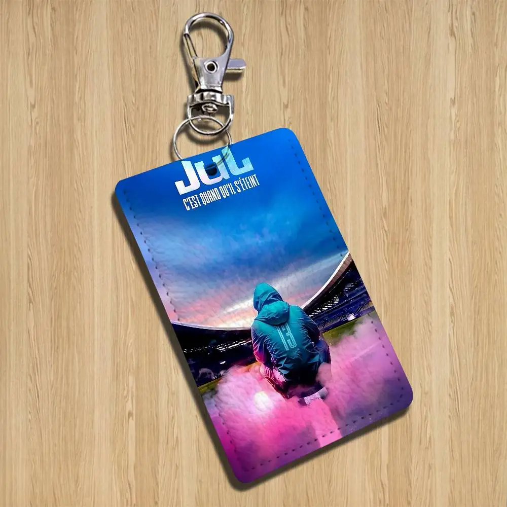 Llavero con diseño de álbum de música cool, cantante de dibujos animados, anime, colgante de moda para bolso, tarjeta de identificación, tarjeta de autobús, bonito para adultos