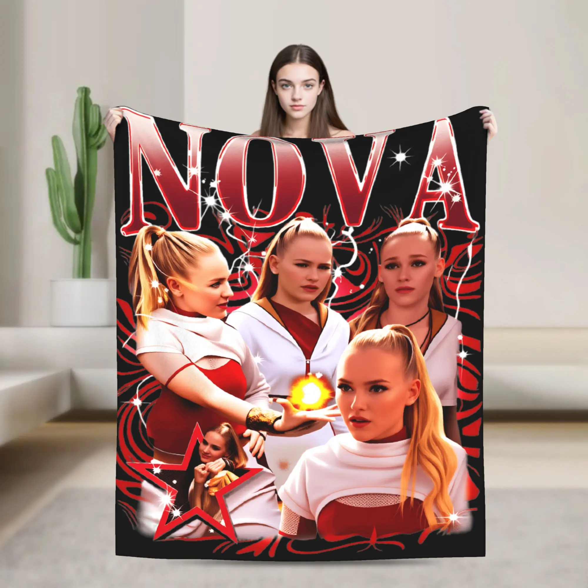 الكسالى 4 الفانيلا بطانية الربيع نوفا لينة رمي بطانية لصبي فتاة غرفة المعيشة مضحك المفرش غطاء سرير أريكة #1