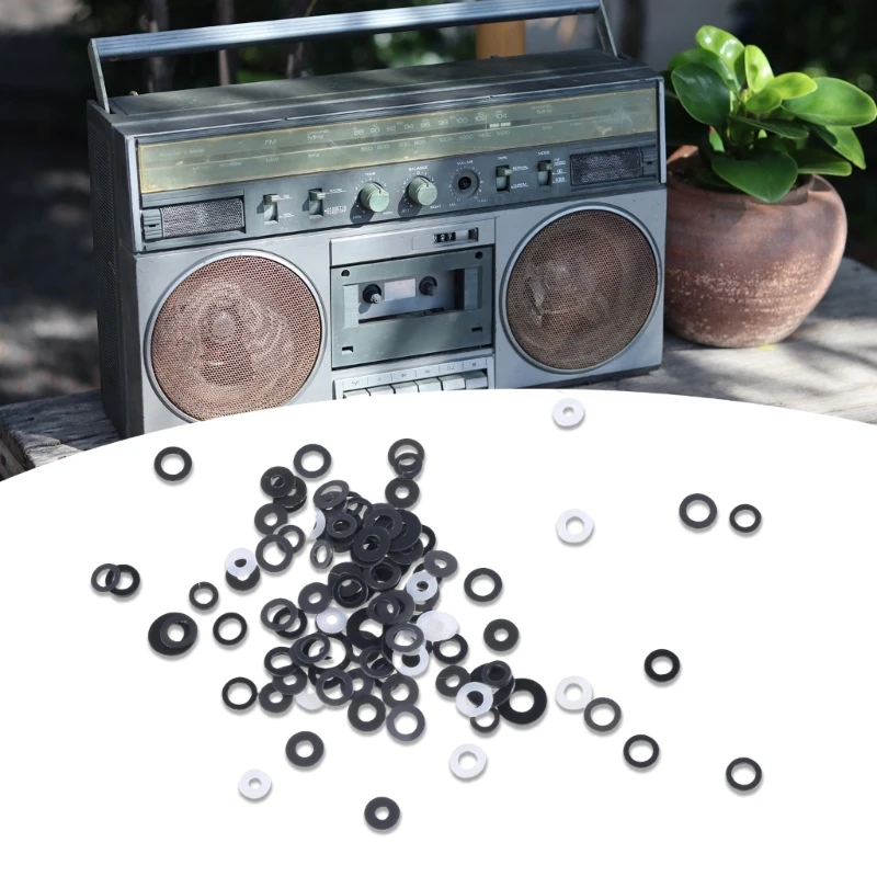 1Set كاسيت قفل أبازيم قفل لوحة كليب لمسجل المعدات السمعية