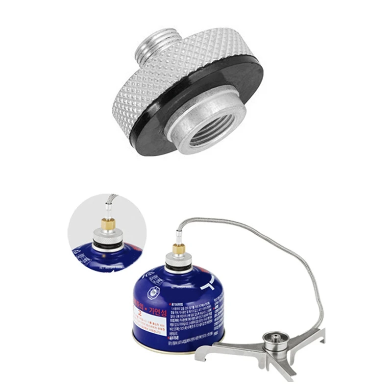 New Arrival Portable Outdoor Camping Stove Adapter Flat Gas Tank Cooking Adapter Tool Propane to Butane Adapter