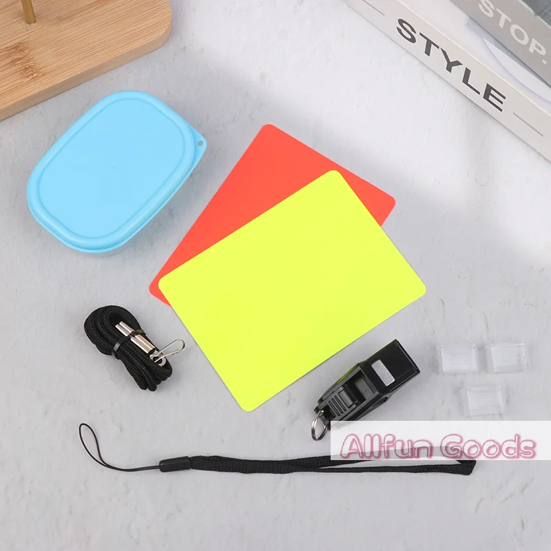 [TG835]1Pc Whistle + Yellow And Red Cards For Basketball Soccer Volleyball Futsal And Handball Referees Futsal