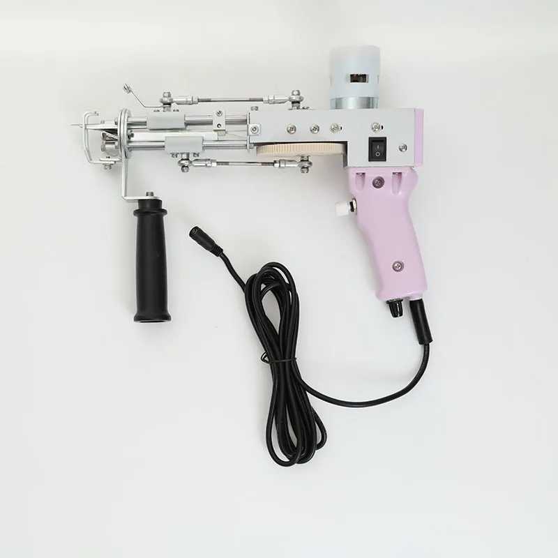 Electric Carpet Tufting Gun 2 In 1 Starter Kit Hand Gun Carpet Weaving Flocking Machine Loop Pile Cut Pile Customize Tufting Gun