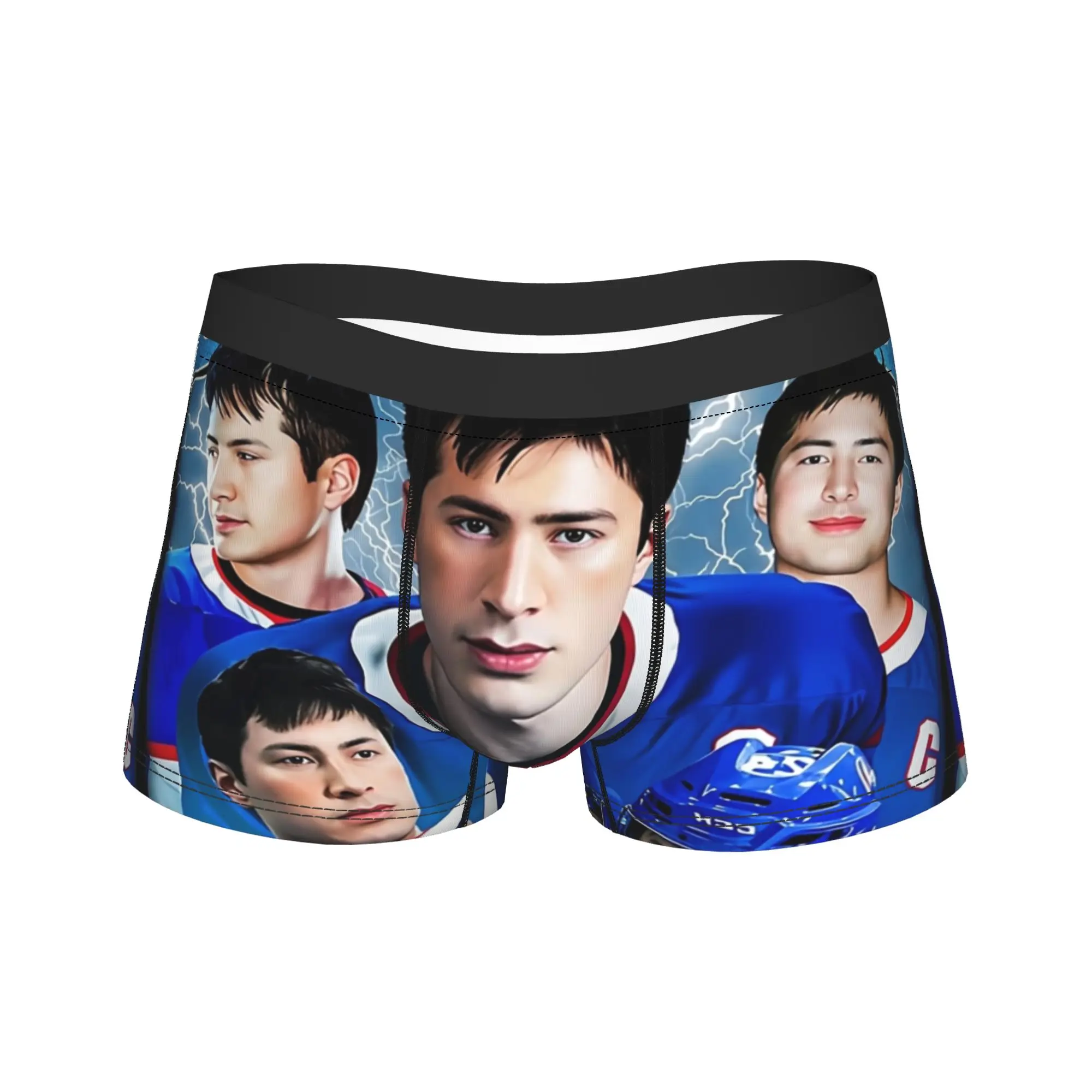 

Hollander Queer Hockey Ilya Боксеры с подогревом, короткое нижнее белье, модные мужские удобные боксеры, дизайн, трусики больших размеров