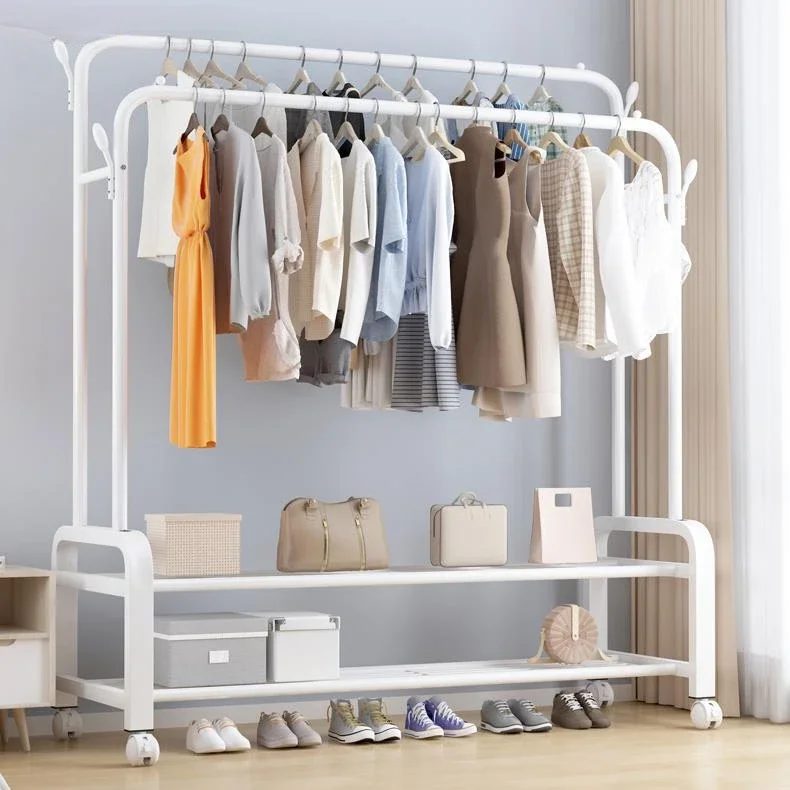 

Wardrobe, small unit, provincial space, sliding door, double pole clothes hanger, floor standing, hanging clothes, thickened