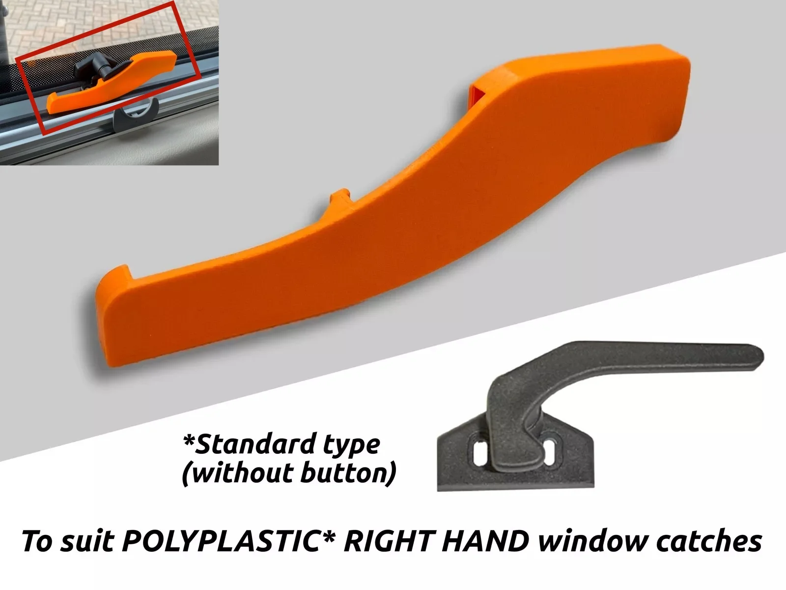 

10PC Caravan Window Security Lock Catch Protection Kits Left Right Hand Fit For PolyPlastic Motorhome RV Car Accessories