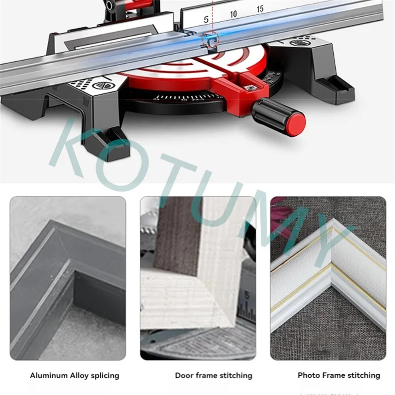 45-Grad-10-Zoll-Aluminium-Profilschneidemaschine Gehrungssäge Hochpräzise Holz-Multifunktions-Gehrungssäge