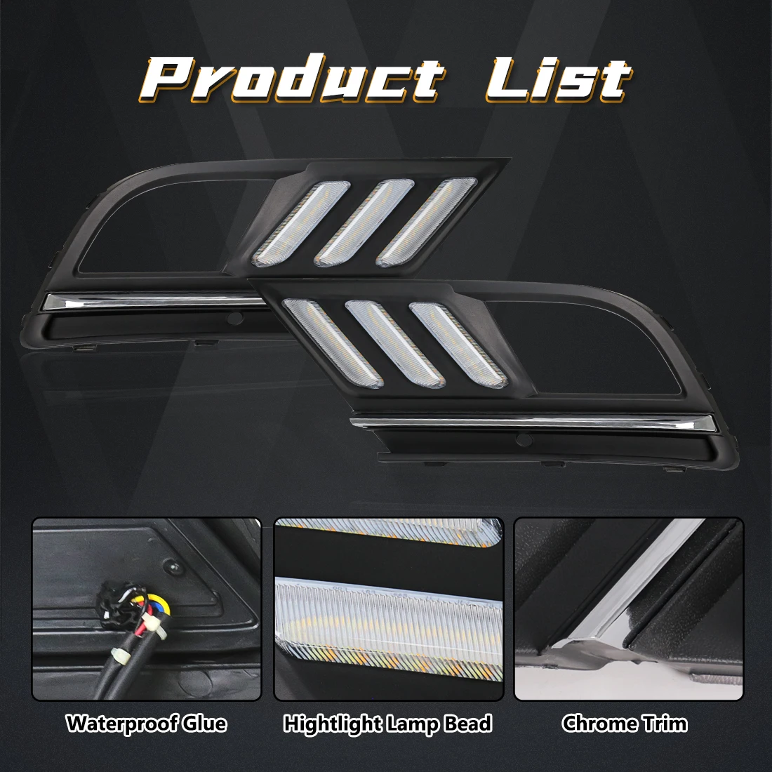 July King LED Tail Lights For VW Jetta Sagitar 2015-2018 – Streamer Turn Signals & DRL