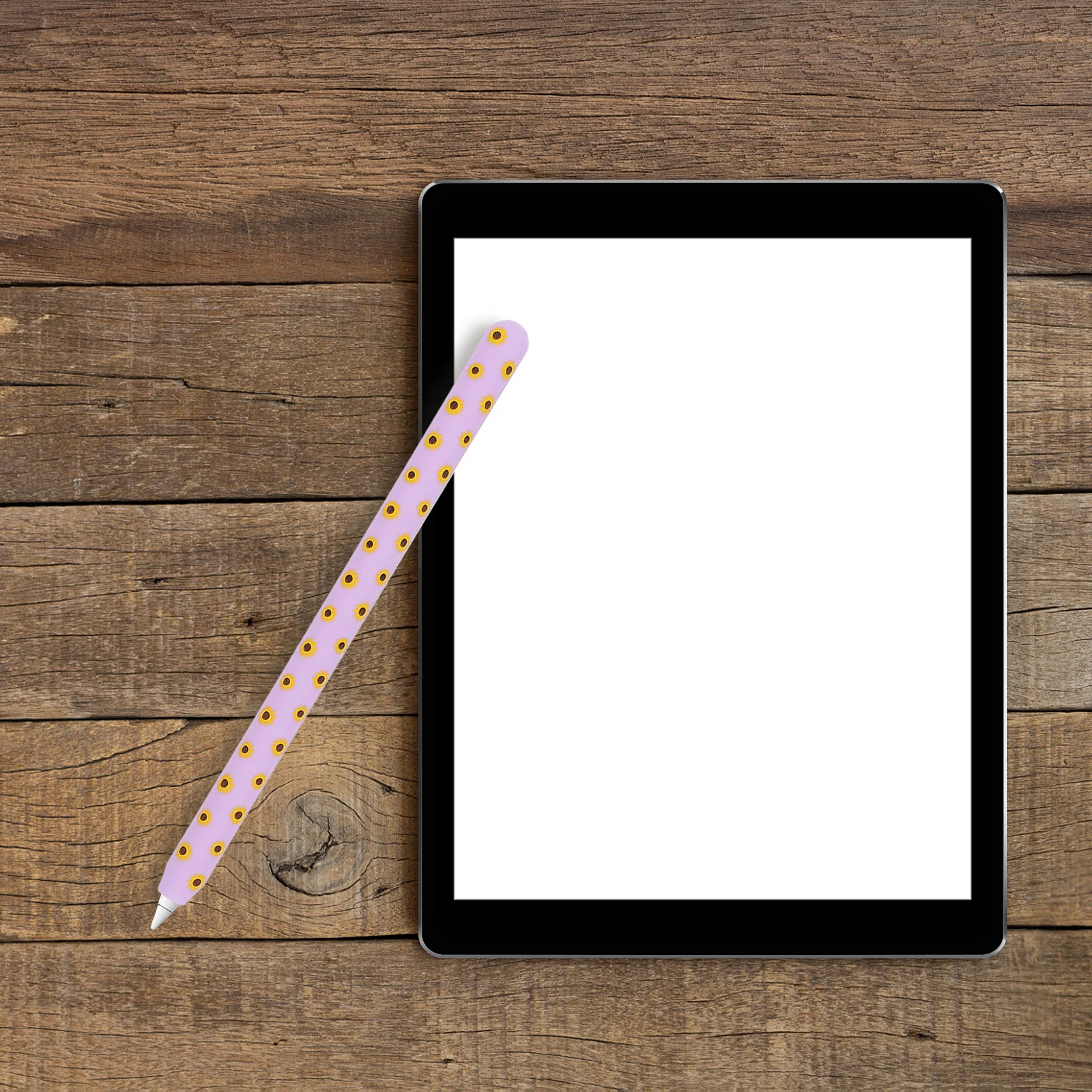 

Silicone Pencil 2 Stylish Flower Design Stylus Pen Cover Full Protection Anti-Slip Durable Sleeve Stylus Cover