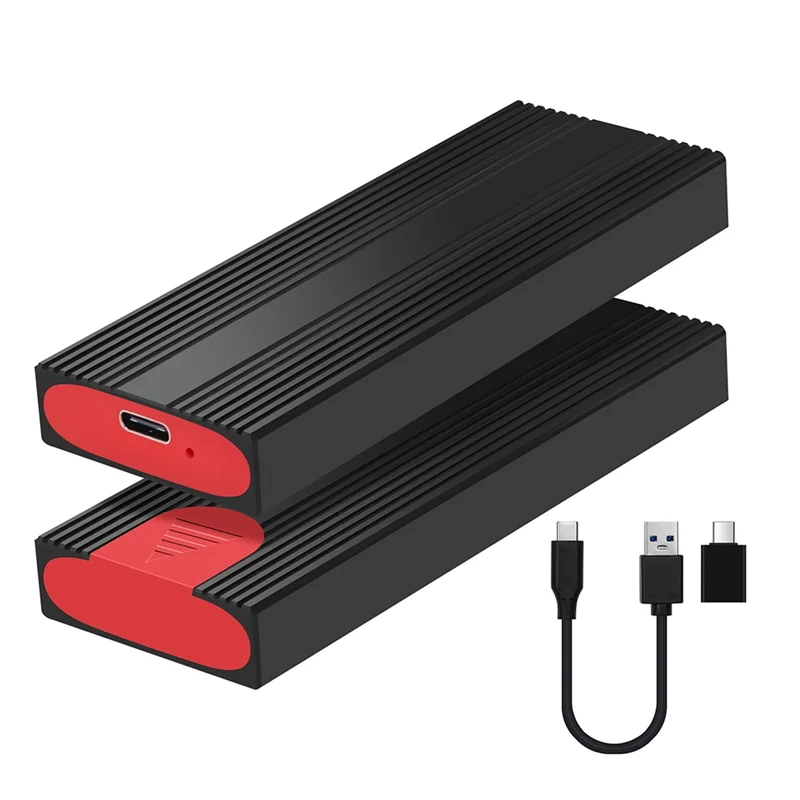 

AK51-M.2 SSD Enclosure 10Gbps, Pcie SSD Case For M.2, Tool-Free Adapter, Hard Disk Converter For PC & Laptop