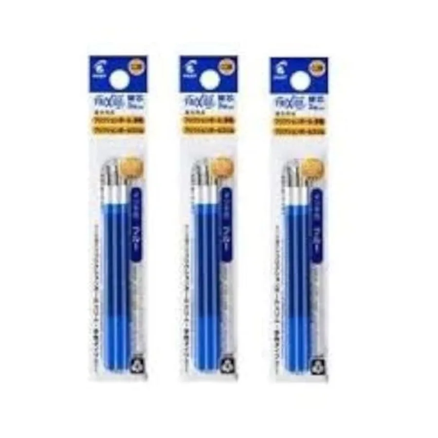

Gel Ink Refills for FriXion Ball 3 Gel Ink Multi Pen and FriXion Ball Slim 038 Gel Ink Pen, 0.38mm, Blue Ink, 3 Packs 9 refills
