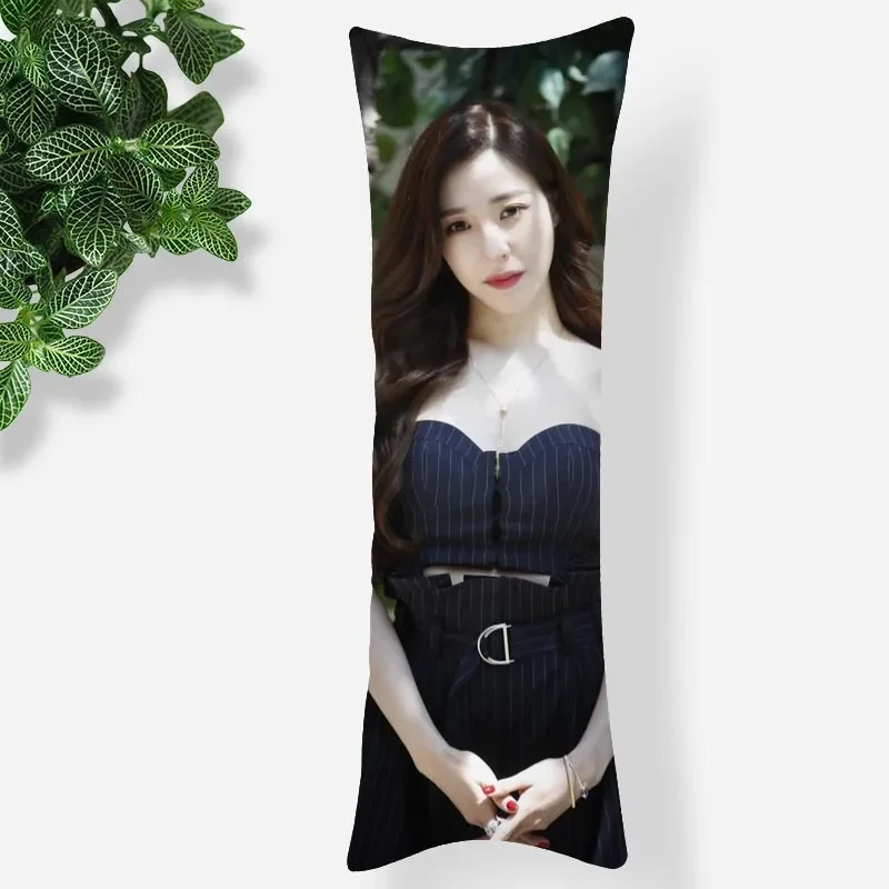 Girls' Generation Young/ Seohyun Pillowcase Printed Satin Fabric Pillow Cover Rectangular Zipper Body Cover Dropshipping 1125