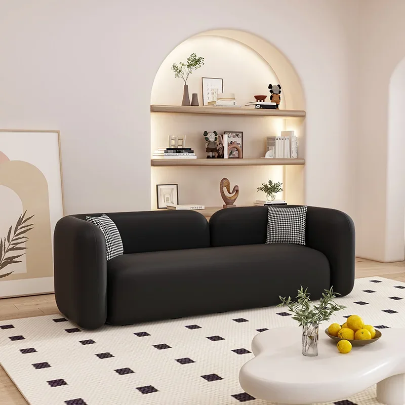 Internet celebrity home living room sofa small apartment rental apartment direct row hotel lobby rest business negotiation sofa
