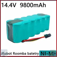 .14.4V New Upgraded Sweeping Robot Nickel Hydrogen Battery, Suitable For Panda/Haier/Ecovacs/Dibea, Rechargeable Battery...