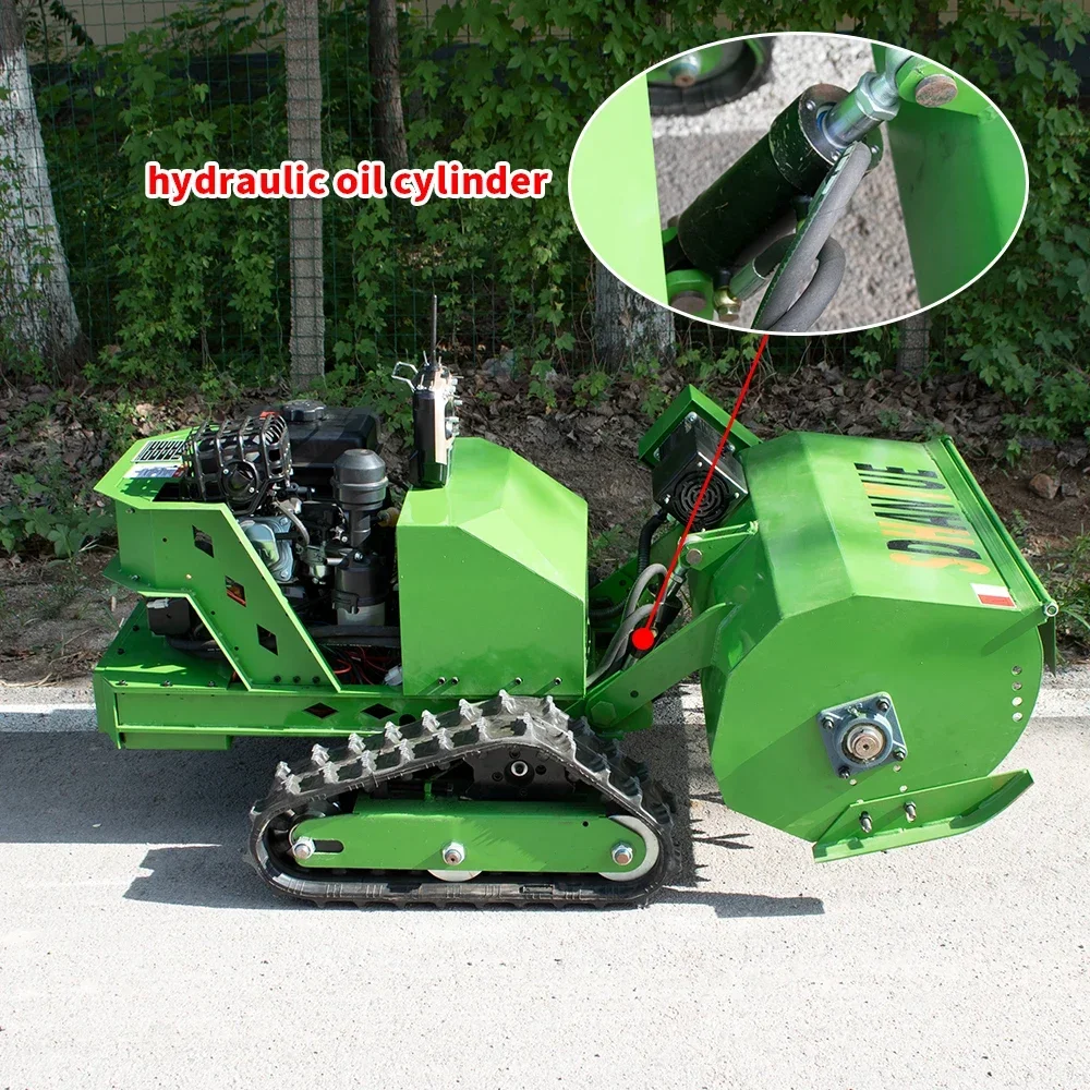 Garden Gasoline Flail Mower Flail Lawn Grass Mower Lawn Mower Driven gasoline engine 800mm cutting width