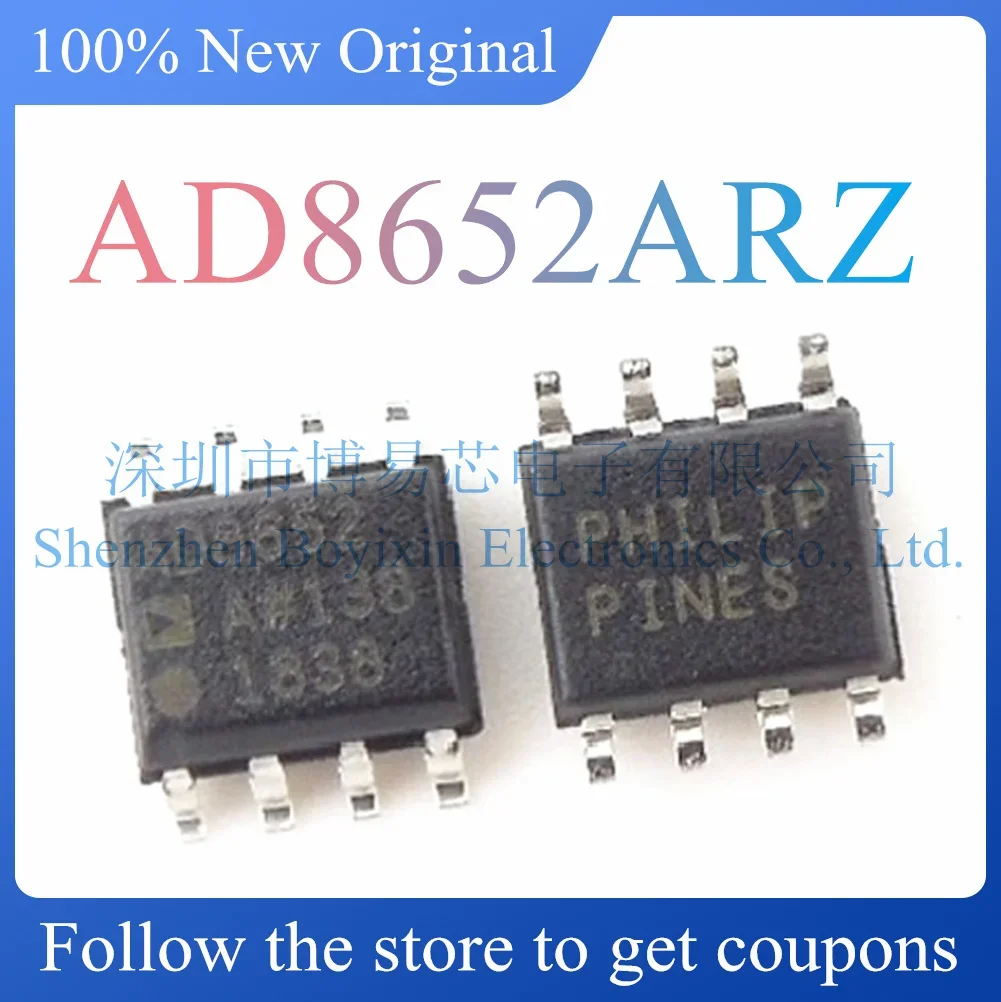 NEW AD8652ARZ.Original Product.Package SOIC-8