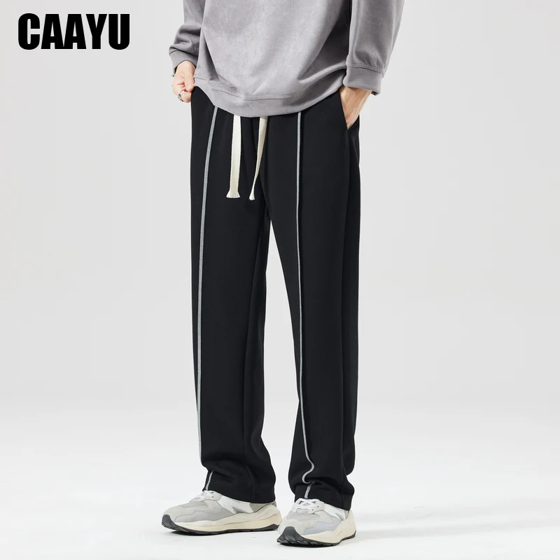 Pantaloni della tuta da jogging da uomo CAAYU moda Hip Hop giapponese Streetwear con coulisse pantaloni larghi Casual da uomo pantaloni larghi da