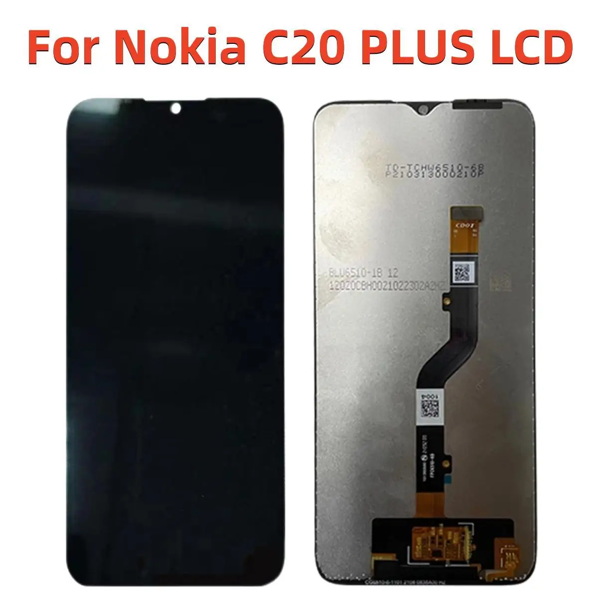 

6.5" Original LCD Display For Nokia C20 Plus TA-1380 TA-1388 LCD Touch Screen Digitizer Assembly with Frame For Nokia C20Plus