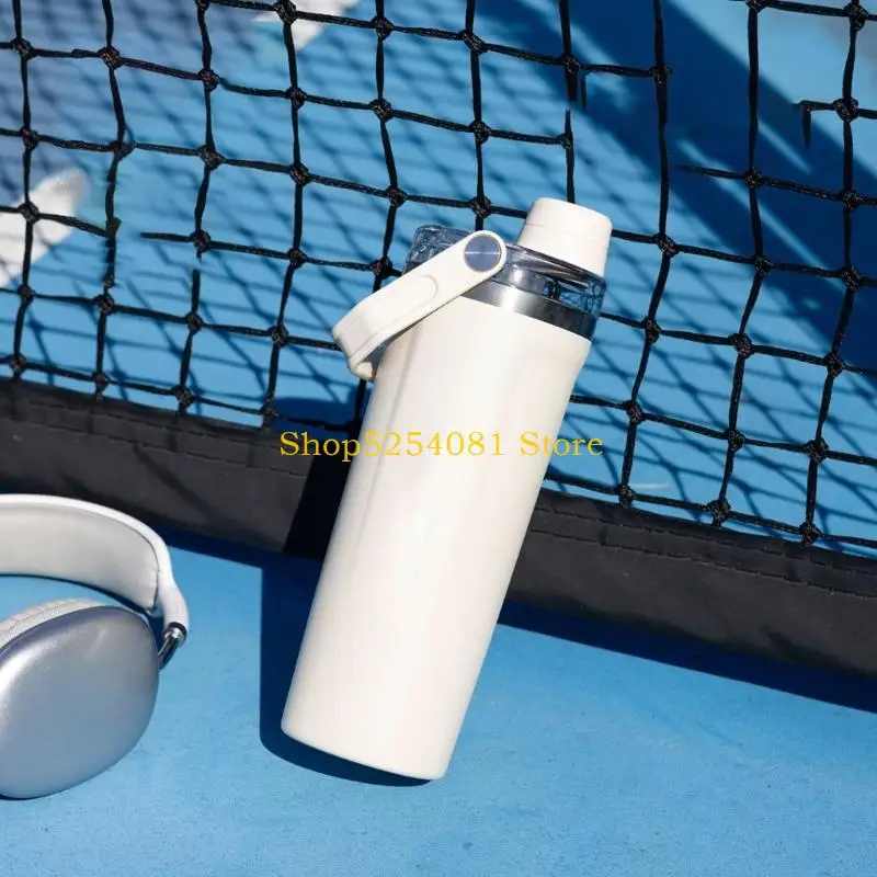 AXYC Large Capacity 800Ml Thermal Water Bottle With Magnetic Sipper Lid Ideal For Workouts Hiking And Travel