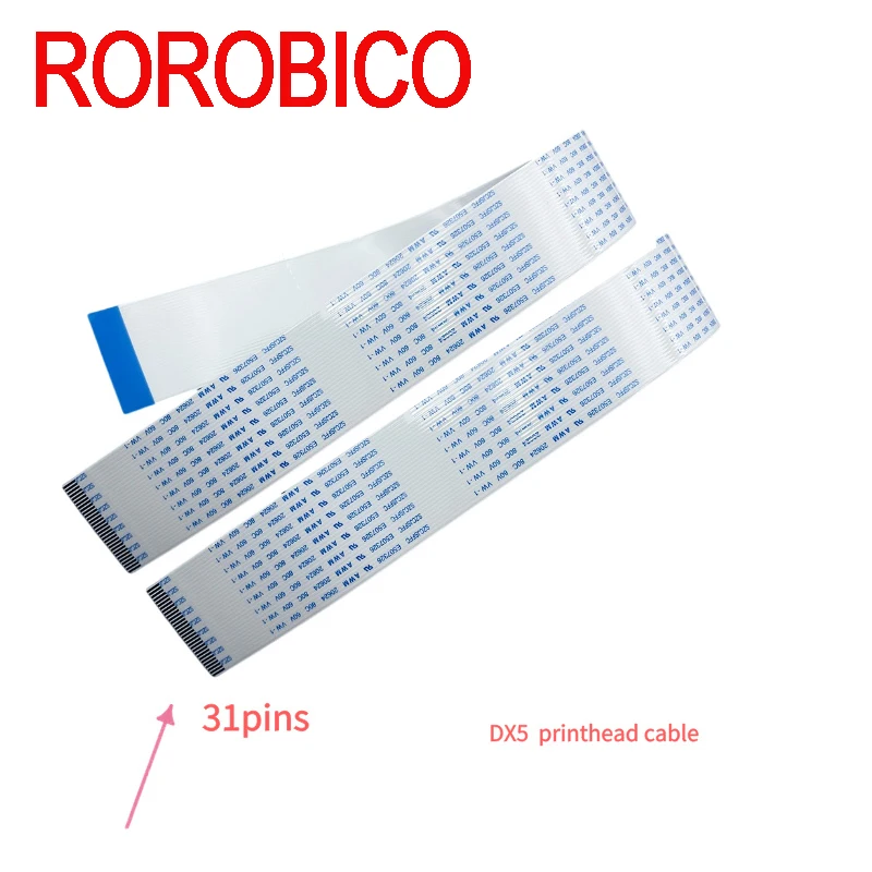 

10pcs DX5 Head Cable 31pins For Epson DX5 printhead Cable FFC Flat Data Cable 40CM For Allwin Xuli Mutoh Witcolor Human Printer