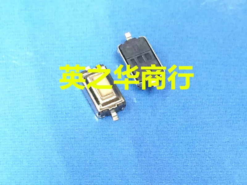 Botão de remendo original e interruptor de chave, interruptor de toque e polegadas, 2 pinos, 3x6x2.5mm, 50PCs, novo