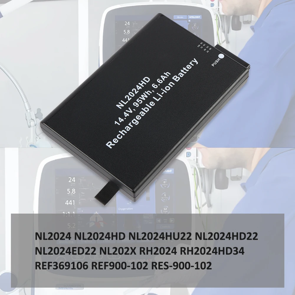 NL2024HD New Battery For Particle Counter Lasair III 310B 310C For INSPIRED ENERGY NL2024HU22 NL2024HD22 NL202X Keysight B2987A