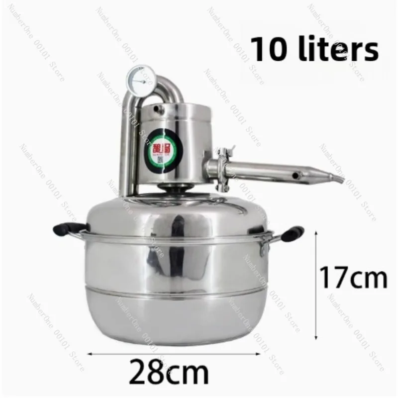 10L Alcohol Distiller Moonshine High Quality Stainless Steel Home Use Still Brewing Winemaking Make Wine Brewing Equipment