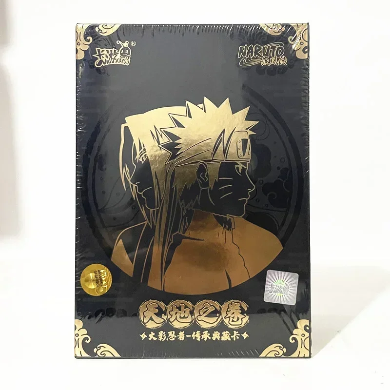 KAYOU Genuine Naruto Cards Box Anime Figure Card Booster Pack Sasuke Collection Flash Card Toy Birthday Christmas Gift for Kids