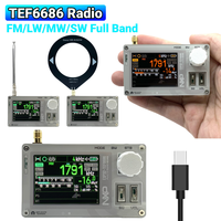 TEF6686 Radio FM/LW/MW/SW Full Band Radio with LCD Display ESP32 Main Control Chip Radio Pocket Radio Gifts for Seniors