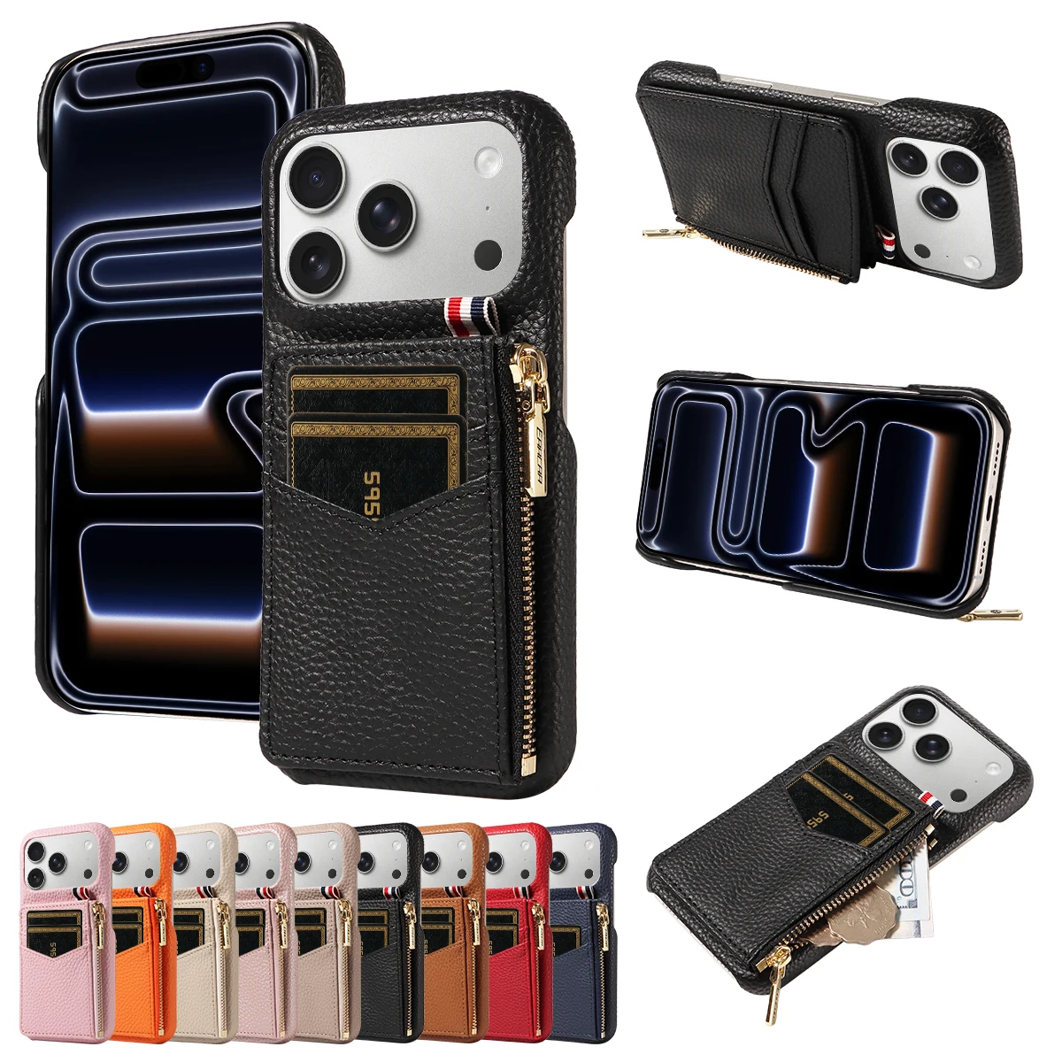 Pu Leather Phone Ca… - image